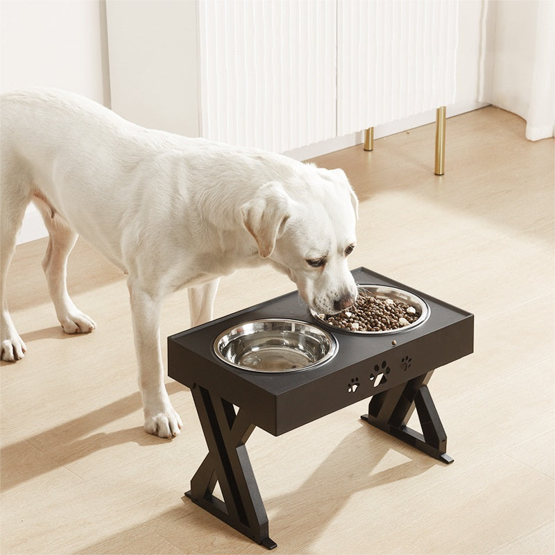 Happypfote - höhenverstellbare Hundefutterstation